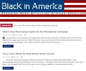 Blackamerica.info(Breaking News for the African American Community) Screenshot