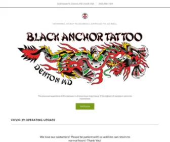 Blackanchortattoo.com(Black Anchor Tattoo) Screenshot