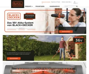 Blackanddecker.ch(Gartengeräte) Screenshot