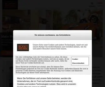 Blackanddecker.de(BLACK & DECKER®) Screenshot