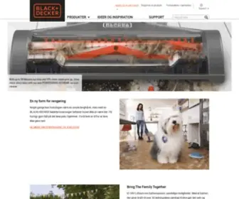 Blackanddecker.dk(BLACK & DECKER®) Screenshot