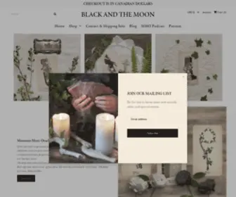 Blackandthemoon.com(Black and the Moon) Screenshot