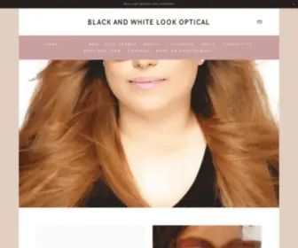 Blackandwhitelook.com(Black & White Look Optical) Screenshot