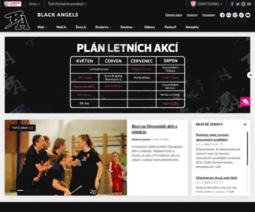 Blackangels.cz(Black Angels) Screenshot