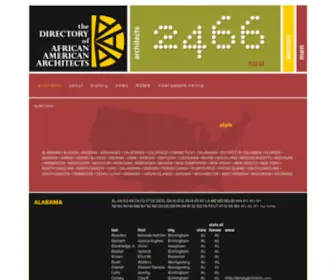 Blackarchitect.us(Directory of African American Architects) Screenshot