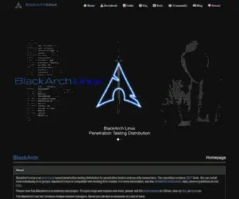 Blackarch.org(BlackArch Linux) Screenshot