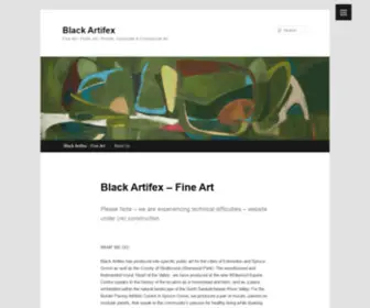 Blackartifex.com(Black artifex abstract painting art design artist black artifex) Screenshot