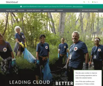 Blackbaud.ca(World's Leading Software Company Powering Social Good) Screenshot