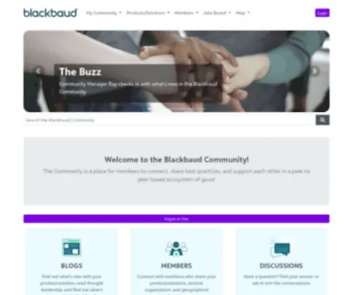 Blackbaudknowhow.com(GoDaddy Corporate Domains) Screenshot