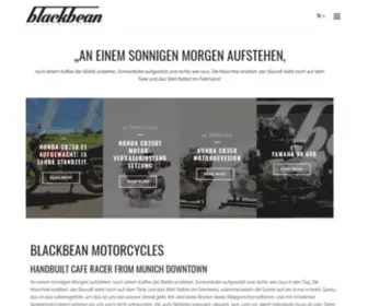 Blackbean-Motorcycles.com(Blackbean Motorcycles) Screenshot