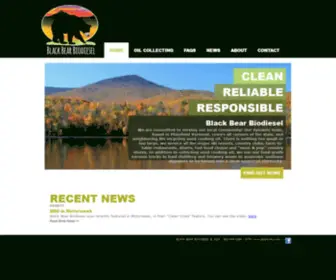 Blackbearbiodiesel.com(Clean Reliable Responsible) Screenshot