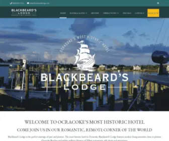 Blackbeardslodge.com(Our historic Ocracoke hotel) Screenshot