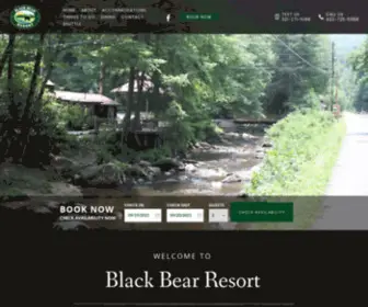 Blackbearresorttn.com(Black Bear Resort) Screenshot