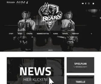 Blackbears-Sefreising.de(Startseite) Screenshot