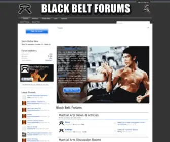 Blackbeltforums.com(A martial arts community) Screenshot