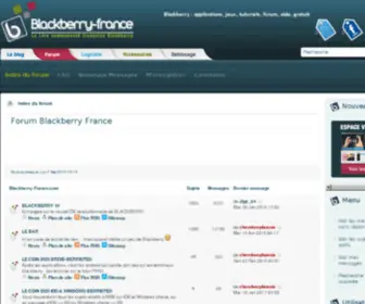 Blackberry-France.com(Blackberry France) Screenshot