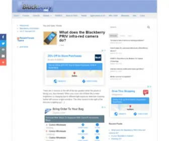Blackberryfaq.com(BlackBerry FAQ) Screenshot