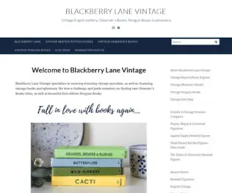 Blackberrylaneuk.com(Blackberry Lane Vintage Observer's Books and vintage Penguin Books) Screenshot