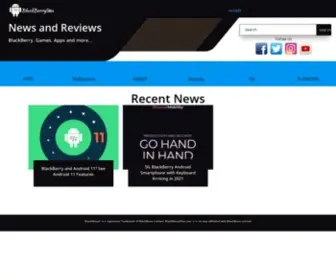 Blackberrysites.com(BlackBerry Sites) Screenshot