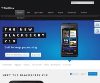 Blackberryz10.com(Blackberryz 10) Screenshot