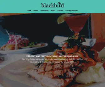 Blackbirdshoreline.com(Blackbird Cafe & Bar) Screenshot