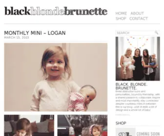 Blackblondebrunette.com(blackblondebrunette) Screenshot