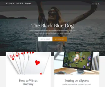 Blackbluedog.com(Black Blue Dog) Screenshot