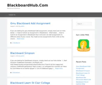 Blackboardhub.com(Blackboard Database) Screenshot