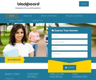 Blackboardindia.com(Blackboard Education & Research Foundation) Screenshot