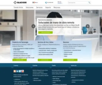 Blackbox.com.mx(Black Box Network Services) Screenshot