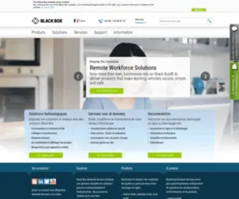 Blackbox.fr(Leader des solutions professionnelles pour réseau informatique d’entreprise) Screenshot