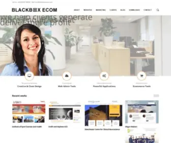 Blackboxecom.com(Medical Marketing) Screenshot