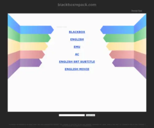 Blackboxrepack.com(Official site of Black Box Repack) Screenshot