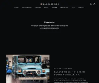 Blackbridgemotors.com(Modernized Classics) Screenshot