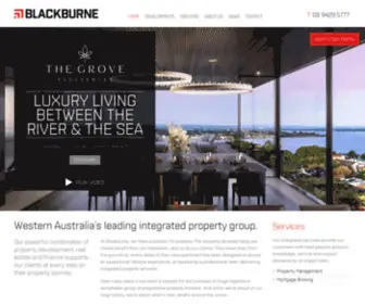 Blackburne.com.au(Home) Screenshot