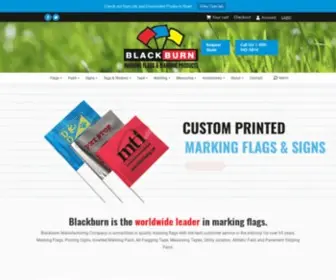 Blackburnflag.com(Marking Flags) Screenshot