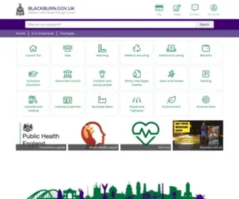 Blackburn.gov.uk(Blackburn with Darwen Borough Council) Screenshot