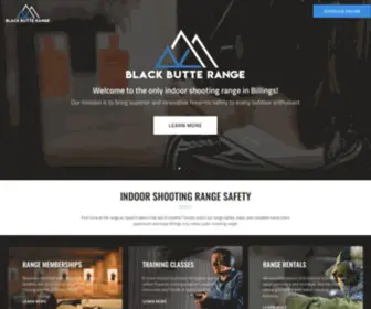 Blackbutterange.com(Black Butte Range) Screenshot