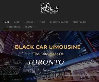 Blackcarlimo.ca(Black Car Limo) Screenshot