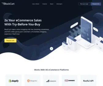 Blackcart.com(Try Before You Buy Software for eCommerce) Screenshot