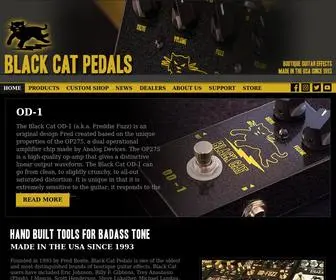 Blackcatpedals.com(BLACK CAT PEDALS) Screenshot