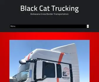 Blackcattrucking.co.za(Black Cat Trucking) Screenshot