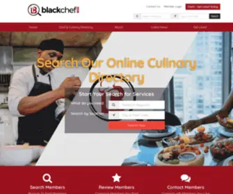 Blackchef.com(Black Chefs) Screenshot