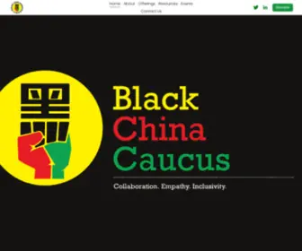 Blackchinacaucus.org(Black China Caucus) Screenshot