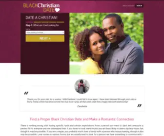 Blackchristiandate.com(Black Christian Date) Screenshot