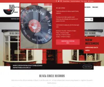 Blackcirclerecords.co.uk(YOUR MUSIC AND VINYL SPECIALIST IN LEIGHTON BUZZARD) Screenshot