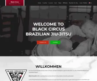 Blackcircus.de(Brazilian Jiu Jitsu) Screenshot