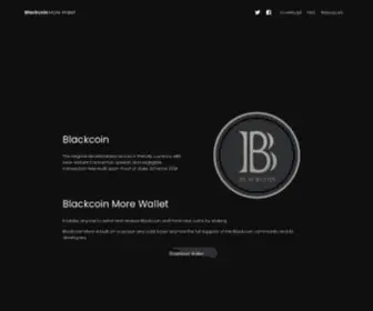 Blackcoinmore.org(Blackcoin More) Screenshot