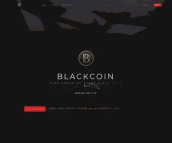 Blackcoin.org(Blackcoin) Screenshot