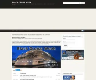 Blackcruiseweek.us(Black Cruise Week) Screenshot